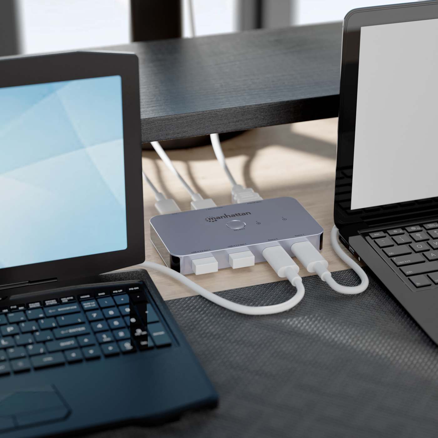 2-Port HDMI USB-C KVM Switch 4K@60Hz with Power Delivery Image 2