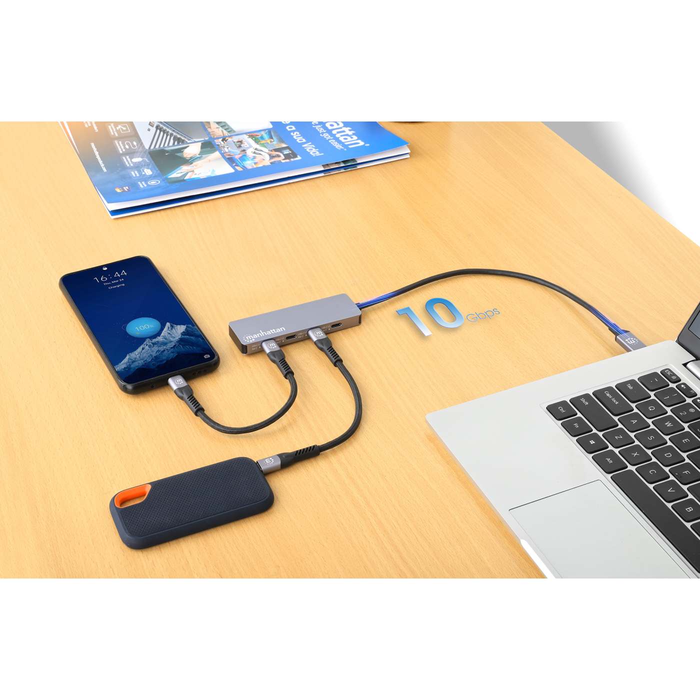 4-Port 10G USB-C Hub Image 4