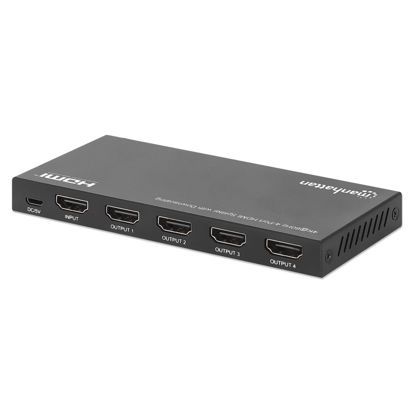 4K@60Hz 4-Port HDMI Splitter with Downscaling Image 4