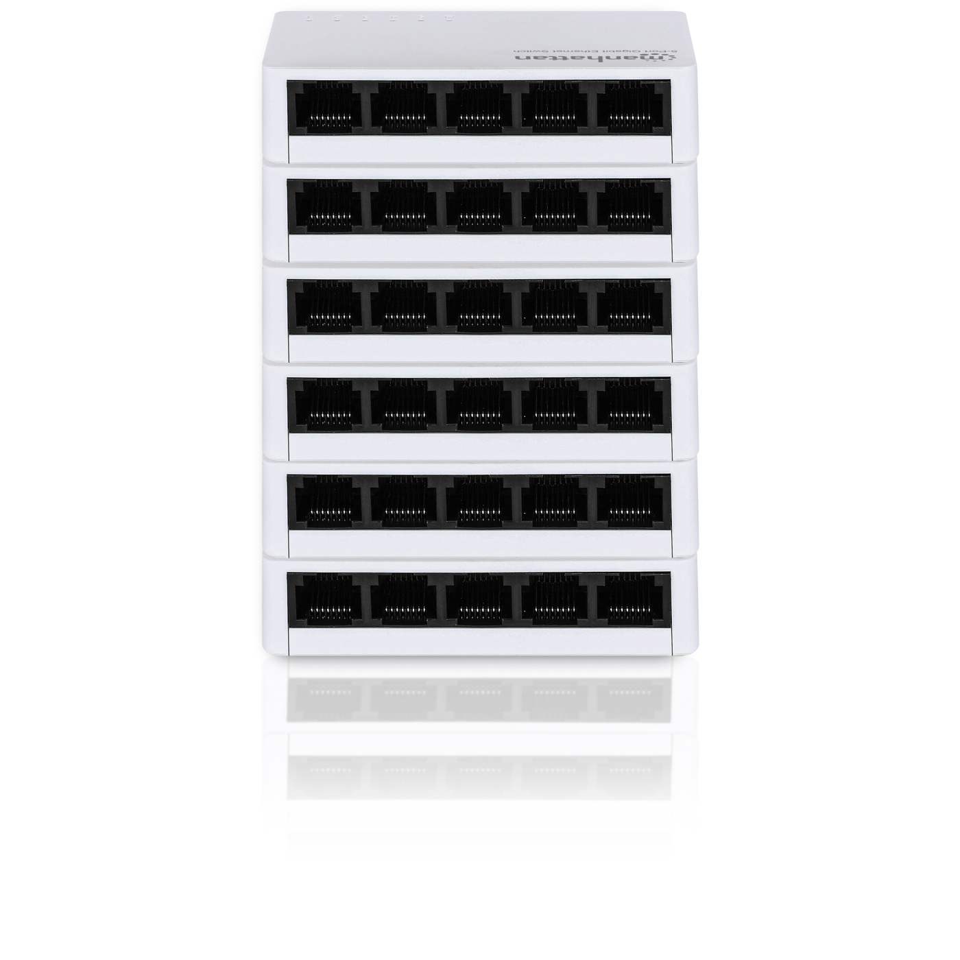 5-Port Gigabit Ethernet Desktop & Wall Mount Network Switch | 6-Pack | Plug & Play | Fanless  Image 1