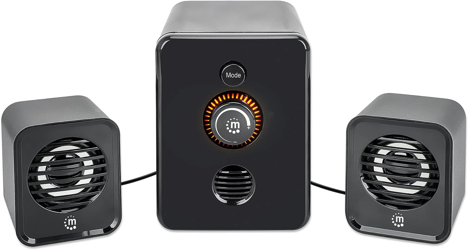 Bluetooth® RGB LED 2.1 Desktop USB Speaker System