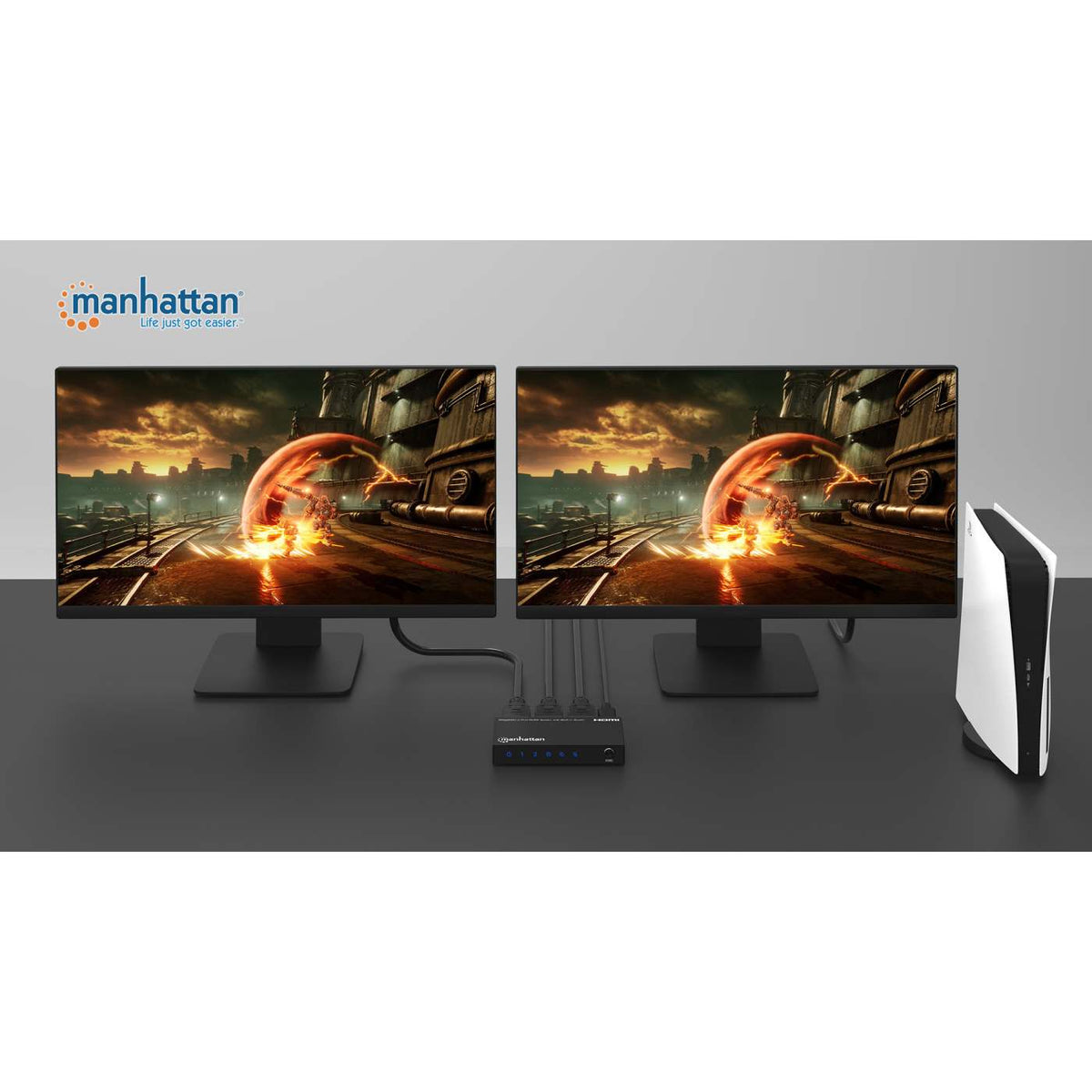 8K@60Hz 2-Port HDMI Splitter with Built-in Scaler Image 10