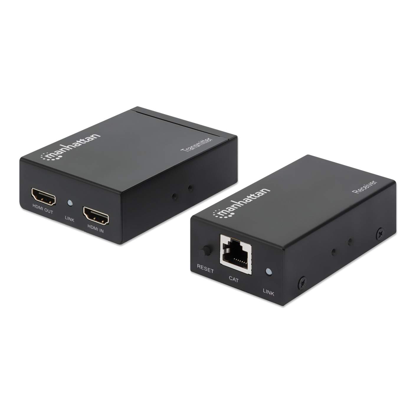 HDMI Extender over CAT6 with 3 Port Video Switch, 4K 30Hz/115ft, HDBaseT  HDMI Extender Kit, IR Control, 4K Video over Ethernet w/ Automatic HDMI
