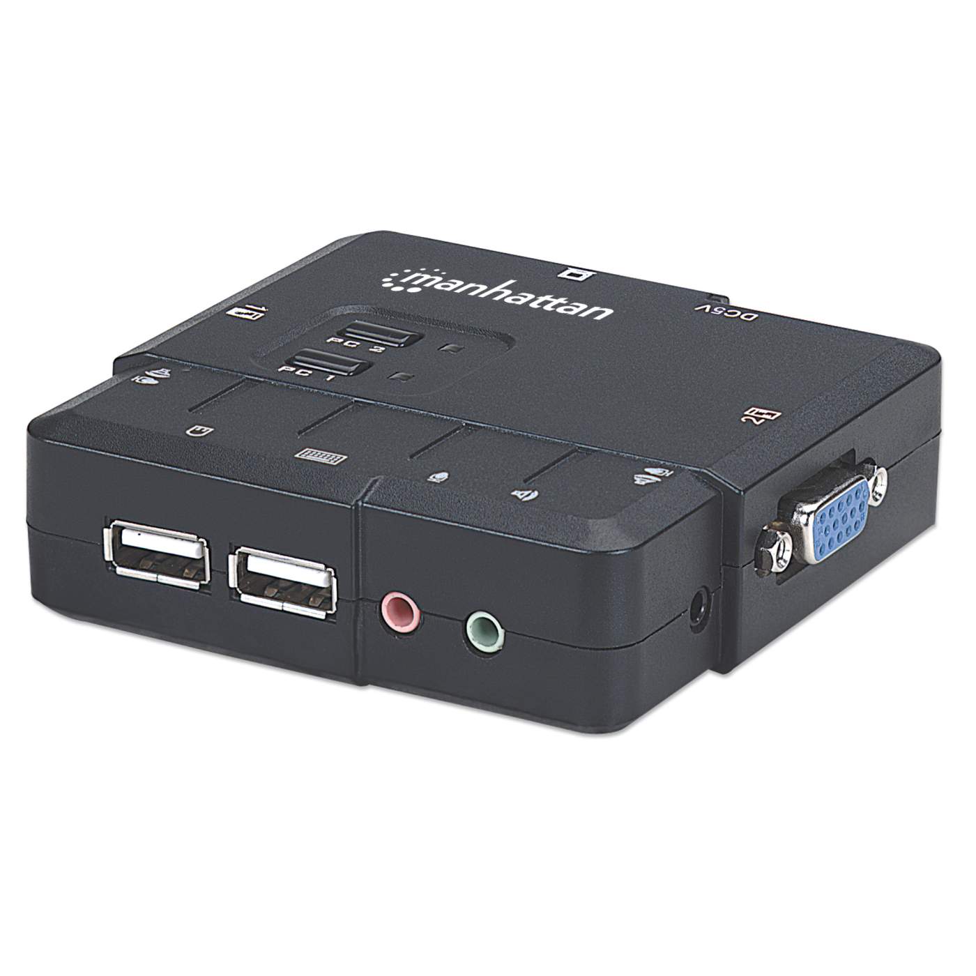 2-Port Compact KVM Switch Image 1