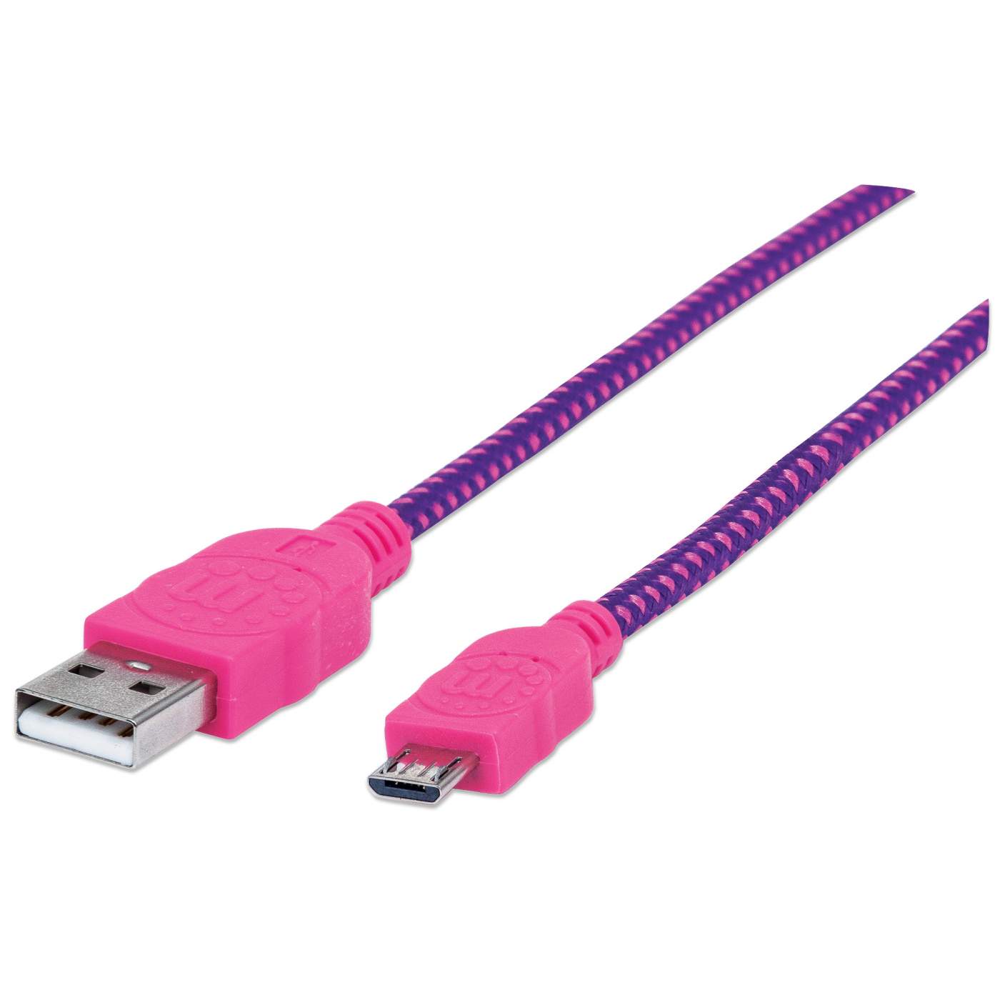 Braided Hi-Speed USB Micro-B Device Cable Image 1