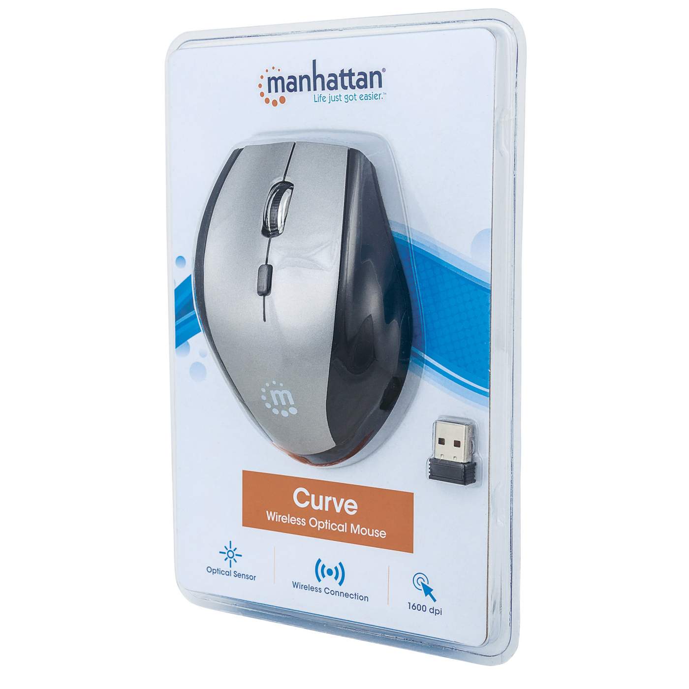 Curve Wireless Optical Mouse Packaging Image 2