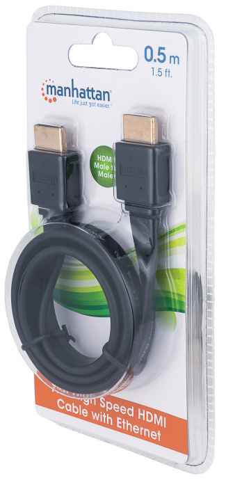 Flat High Speed HDMI Cable with Ethernet  Packaging Image 2