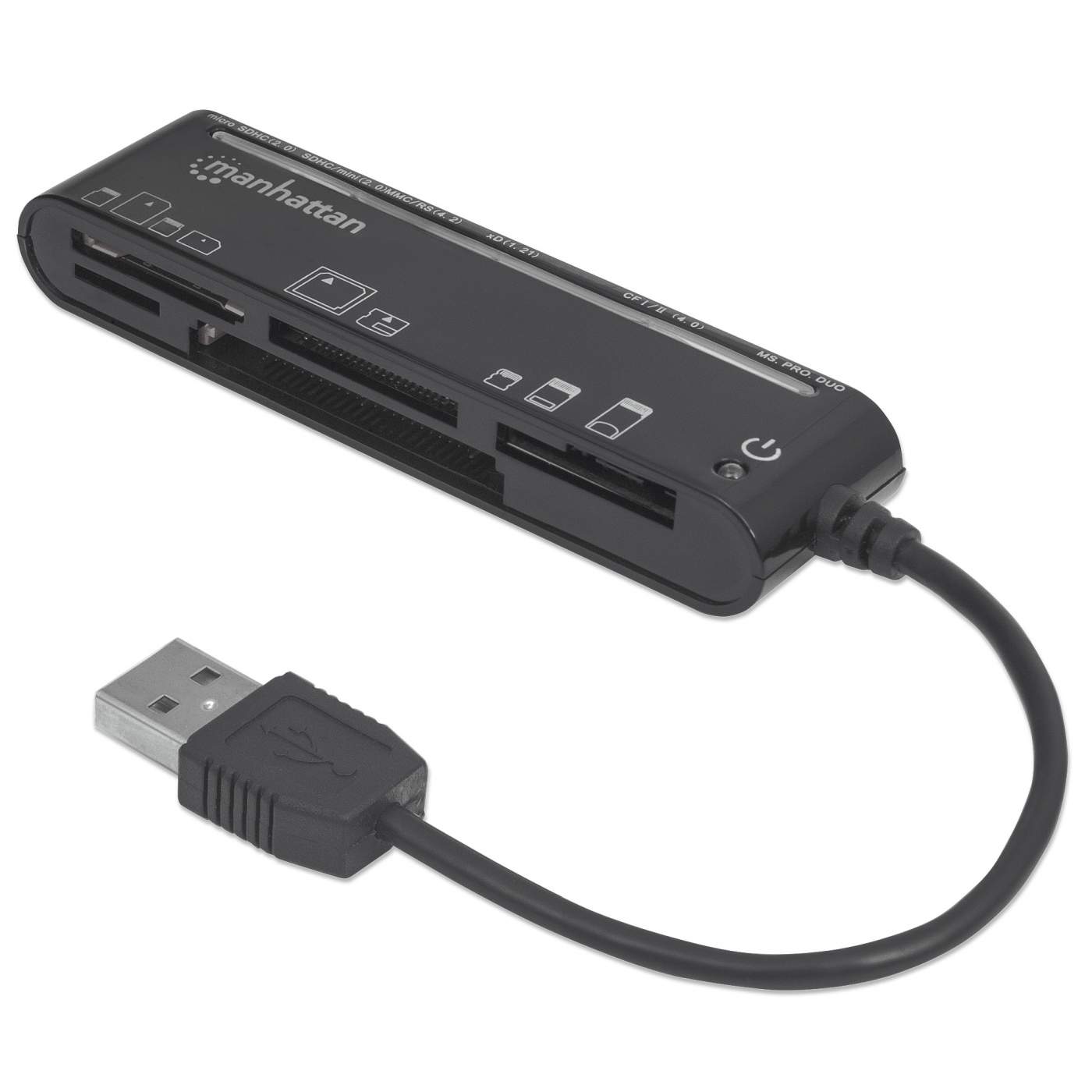 Green Extreme USB 2.0 Multi Card Reader, SD, Mini SD, microSD, Memory Stick  (MS)