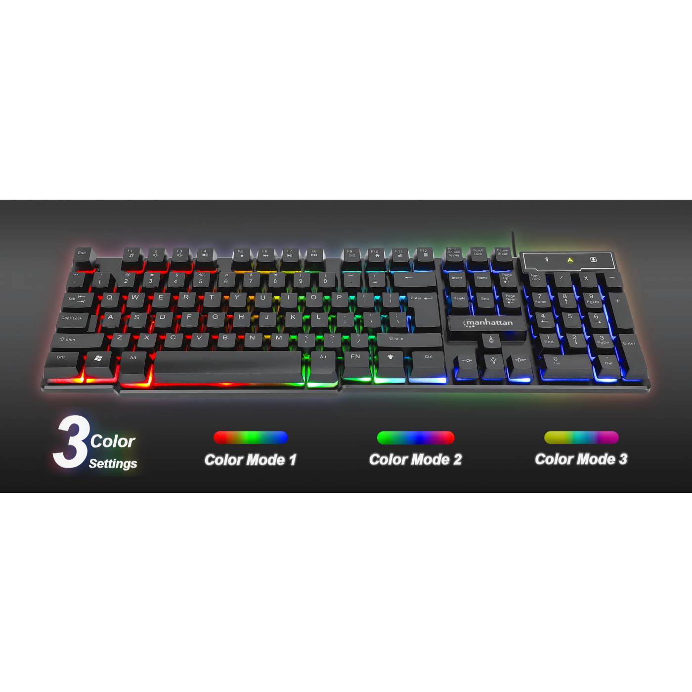 RGB LED Gaming Keyboard Image 13