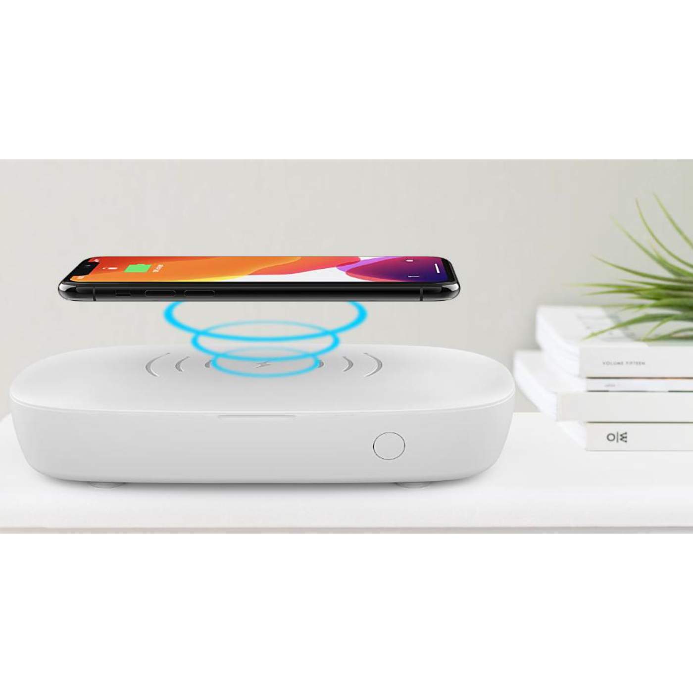 Smart Phone Sanitizer Box with Fast Wireless Charger for Mobile Phones Image 7