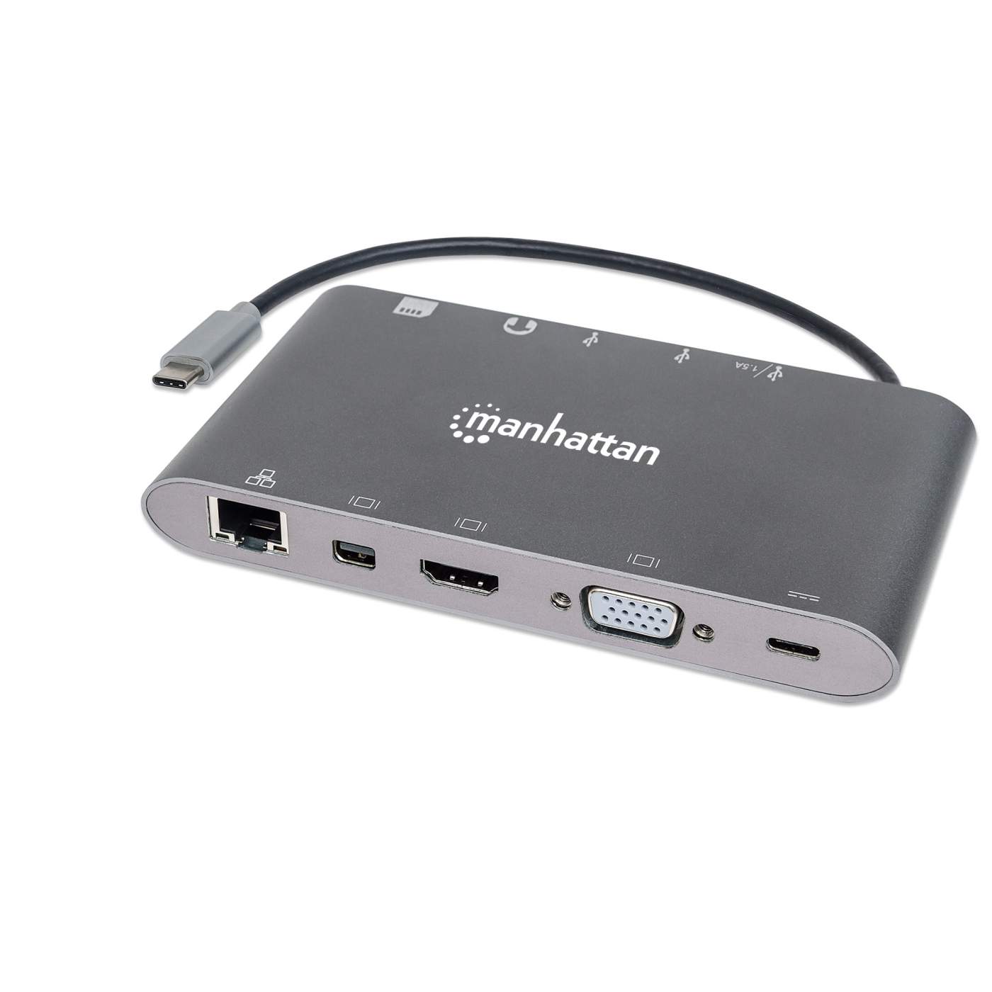 SuperSpeed USB-C to 7-in-1 Docking Station (152808)