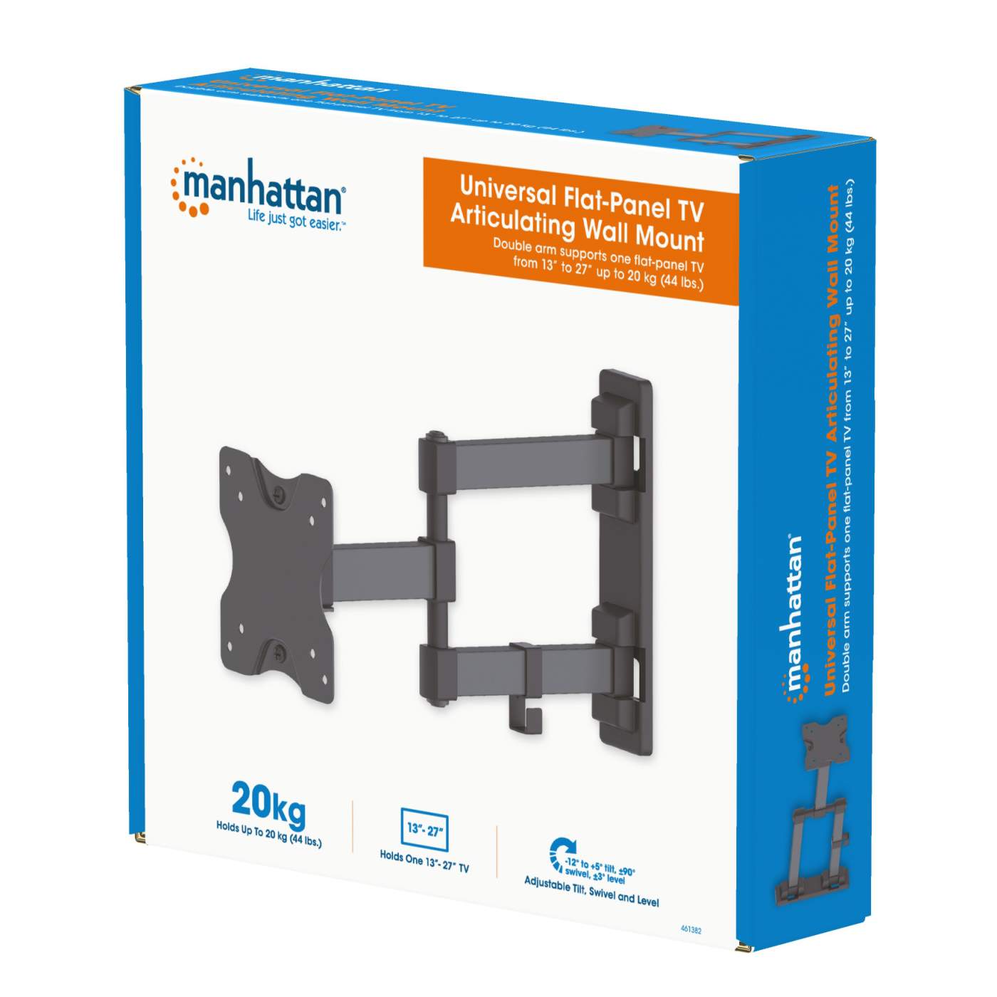 Universal Flat-Panel TV Articulating Wall Mount Packaging Image 2