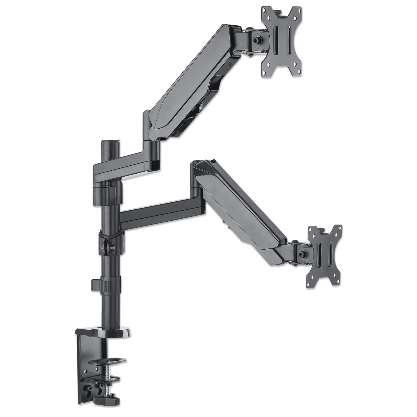 Universal Gas Spring Dual Monitor Mount Image 3