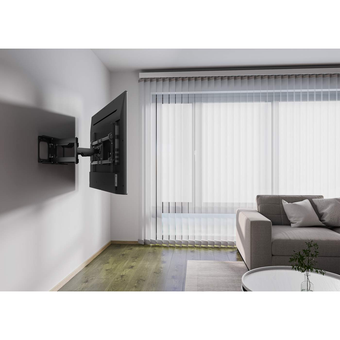 Universal LCD Full-Motion Large-Screen Wall Mount Image 9