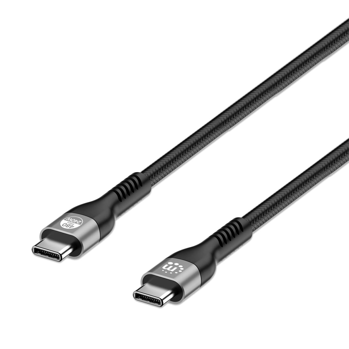 Câble USB C [2m+2m / Lot de 2] 3A Chargeur Type C en Charge