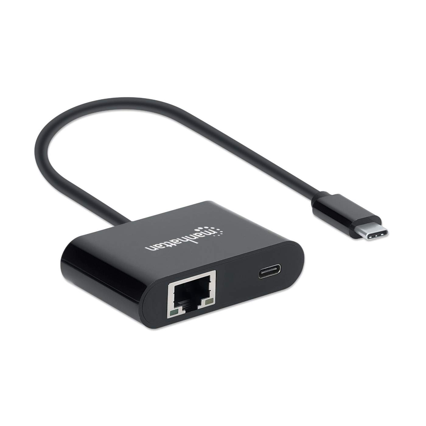 USB-C to Gigabit Network Adapter with Power Delivery Port Image 3