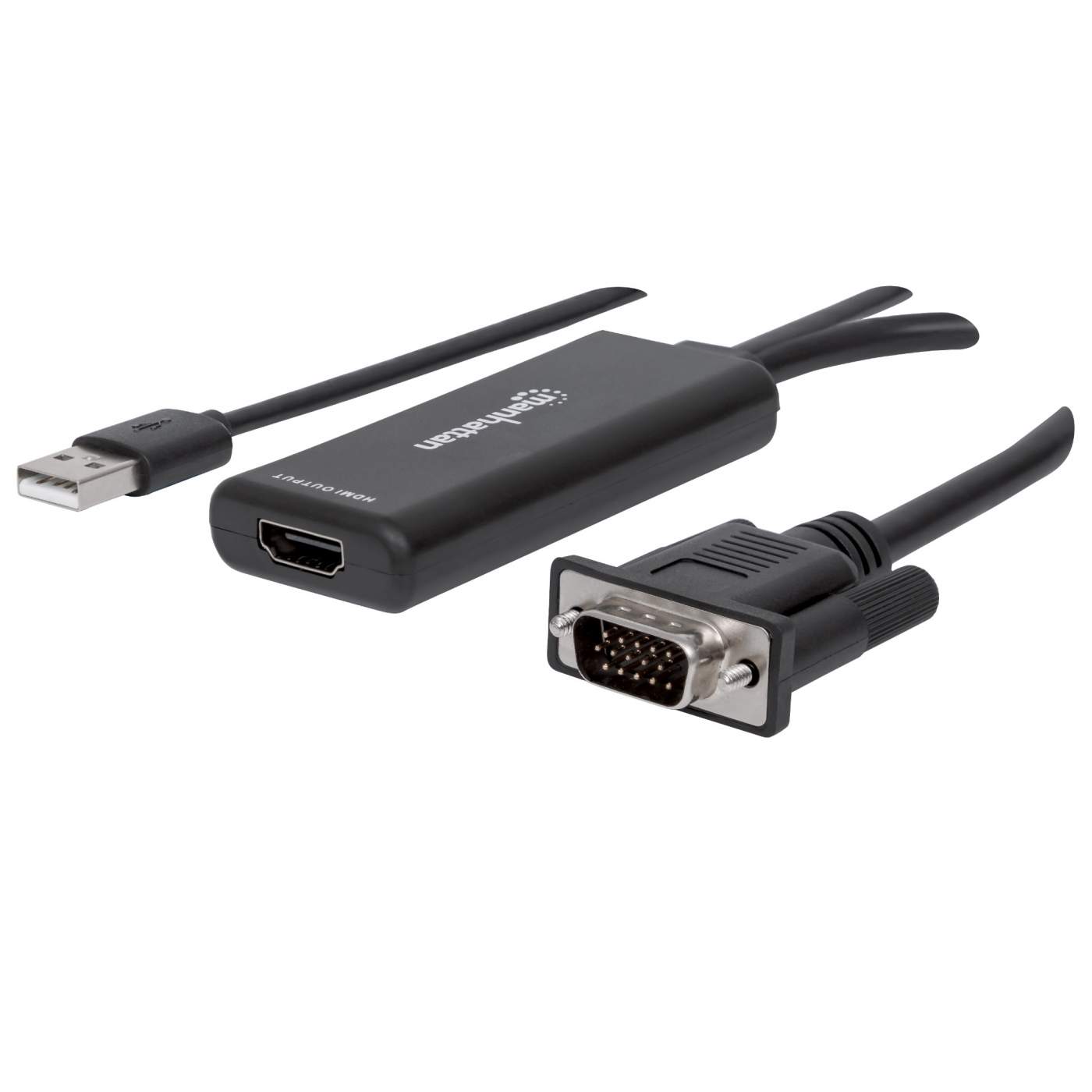 VGA to HDMI Adapter for Monitor and TV (VGA to HDMI Converter) with Audio  Support 