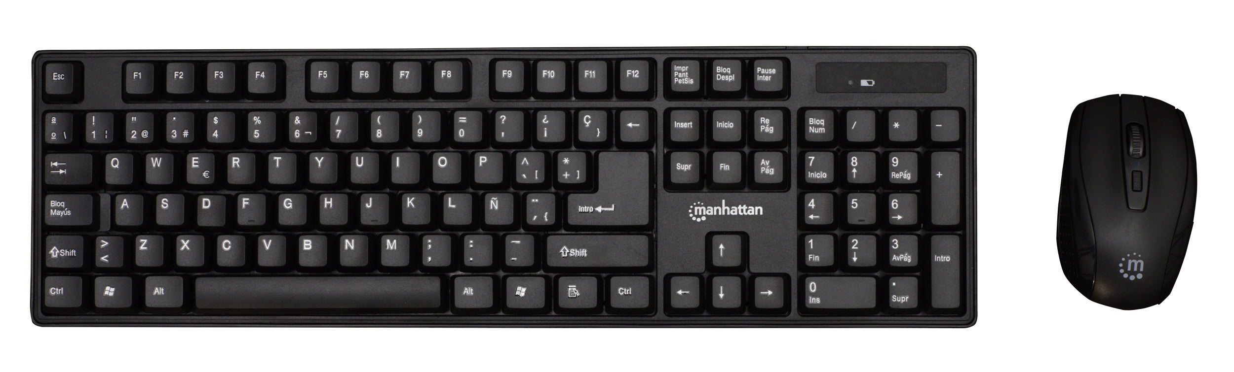 Wireless Keyboard and Optical Mouse Set (Teclado español)