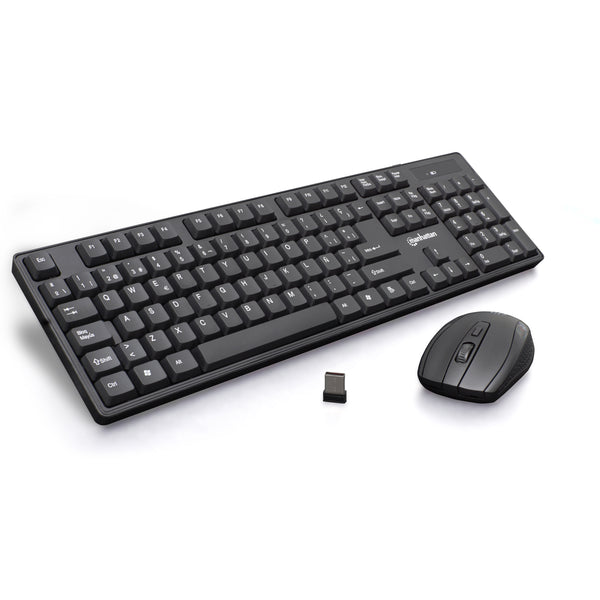 Wireless Keyboard & Optical Mouse Set (Teclado español)