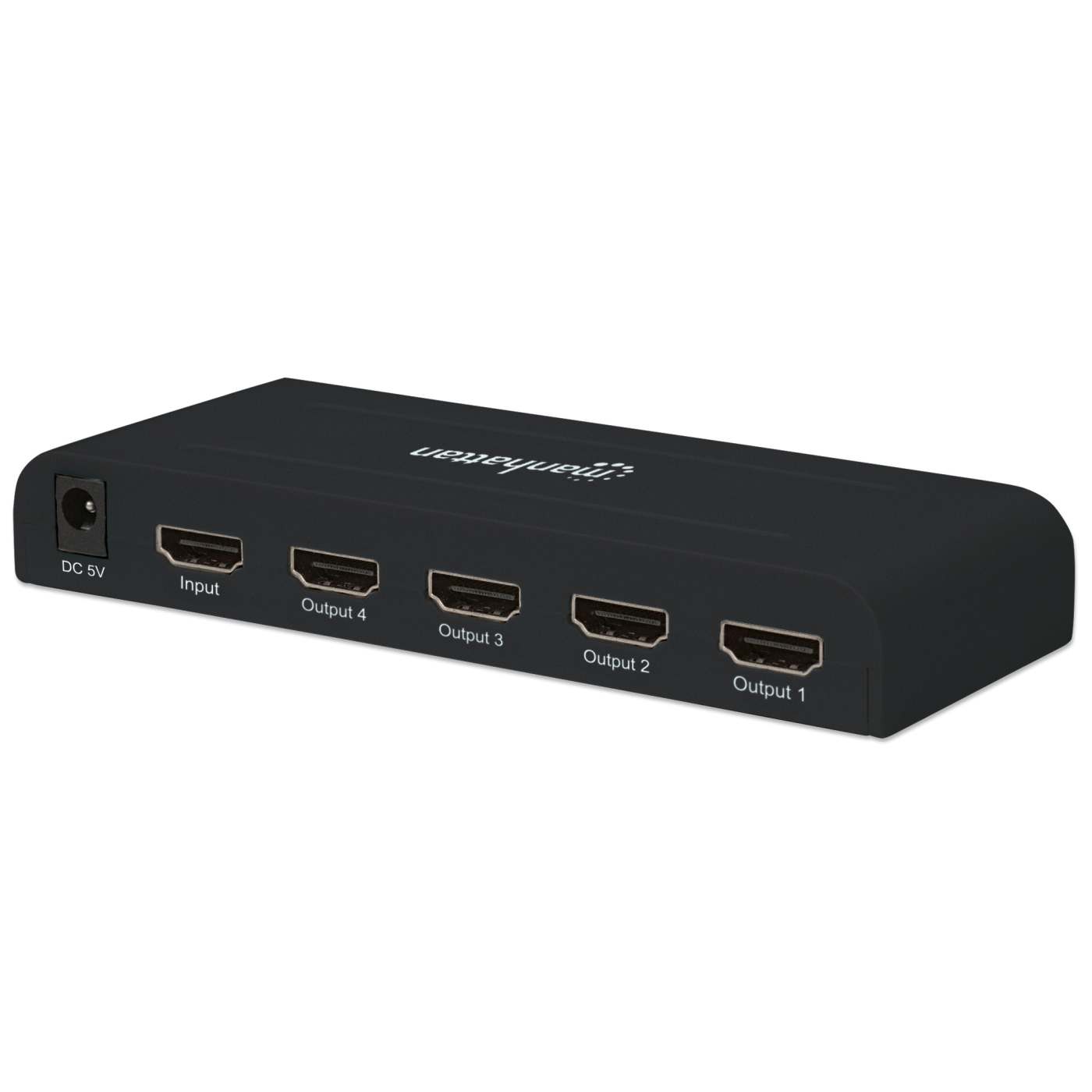 a-chan　1001 Manhattan 4K 4-Port HDMI Splitter (207515)