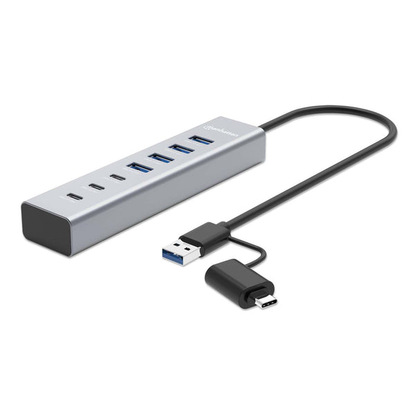 ❋1151❋ Manhattan 4-Port USB 3.0 / 2.0 Combo Hub (168427) – Manhattan Products