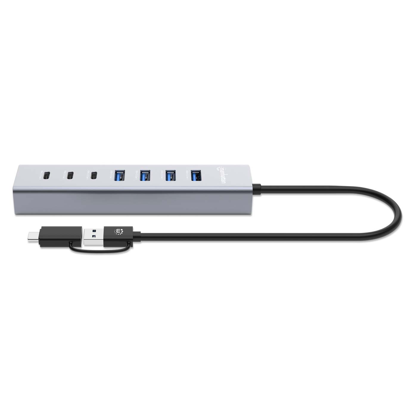 7-Port USB 3.0 Type-C / Type-A Combo Hub 3+4 Image 5