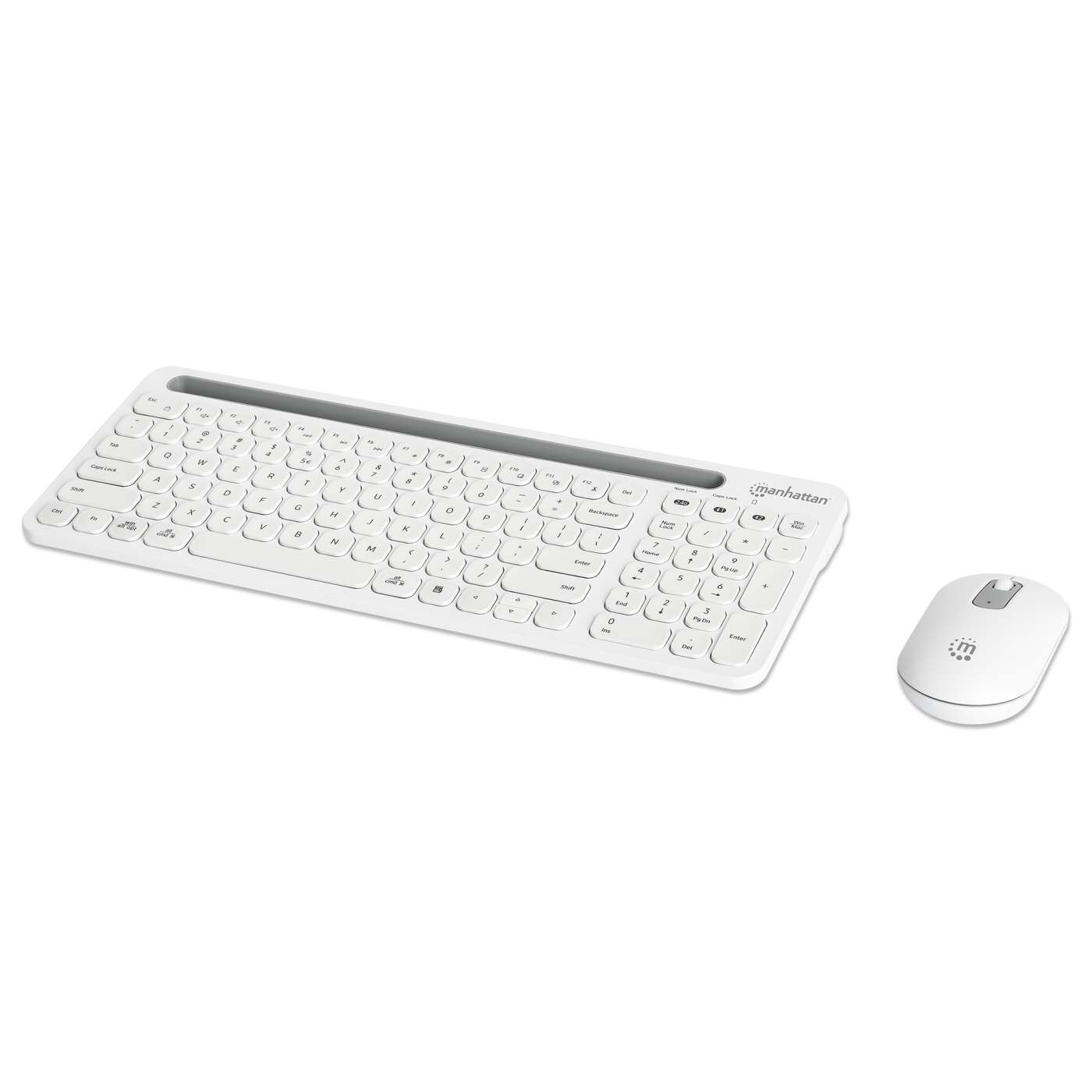 Dual-Mode Multipoint Wireless Keyboard and Mouse Combo Set Image 1