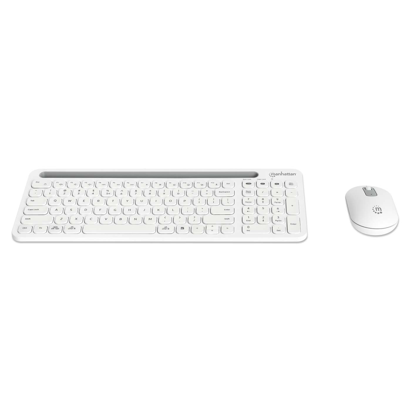 Dual-Mode Multipoint Wireless Keyboard & Mouse Combo Set