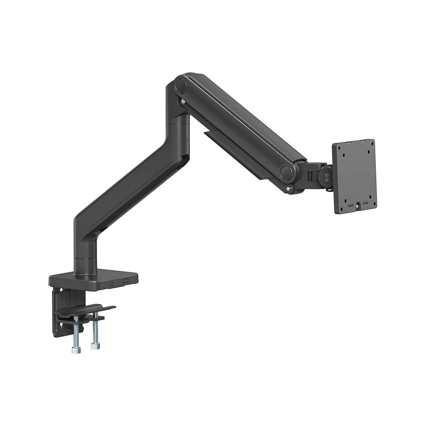 Heavy-Duty Aluminum Mechanical Spring Single Monitor Desk Mount Image 9