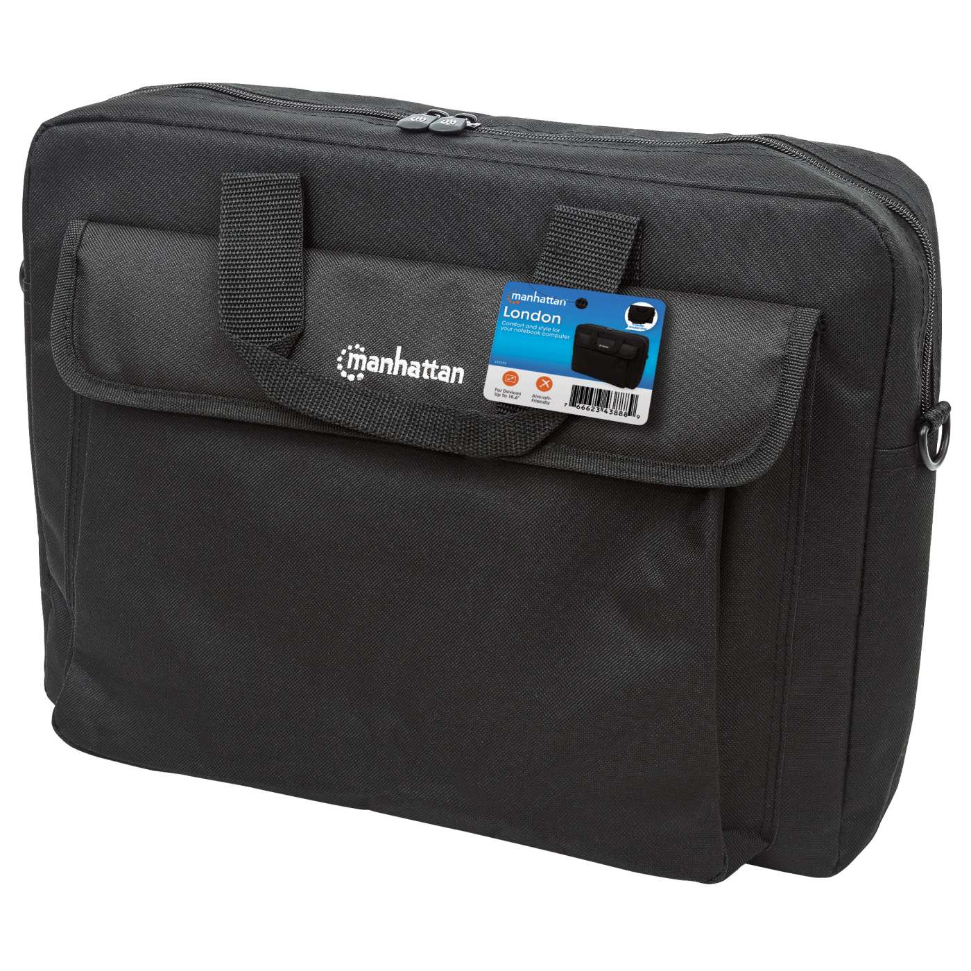 London Laptop Briefcase 15.6" Packaging Image 2