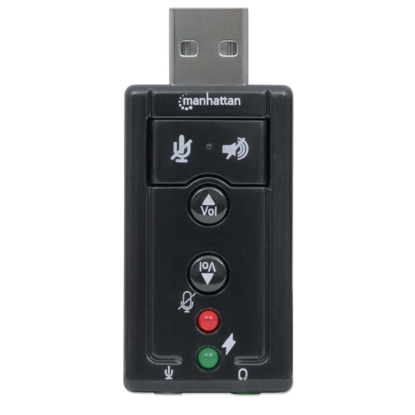 USB-A to 3.5 mm Audio Adapter w/ Volume Controls