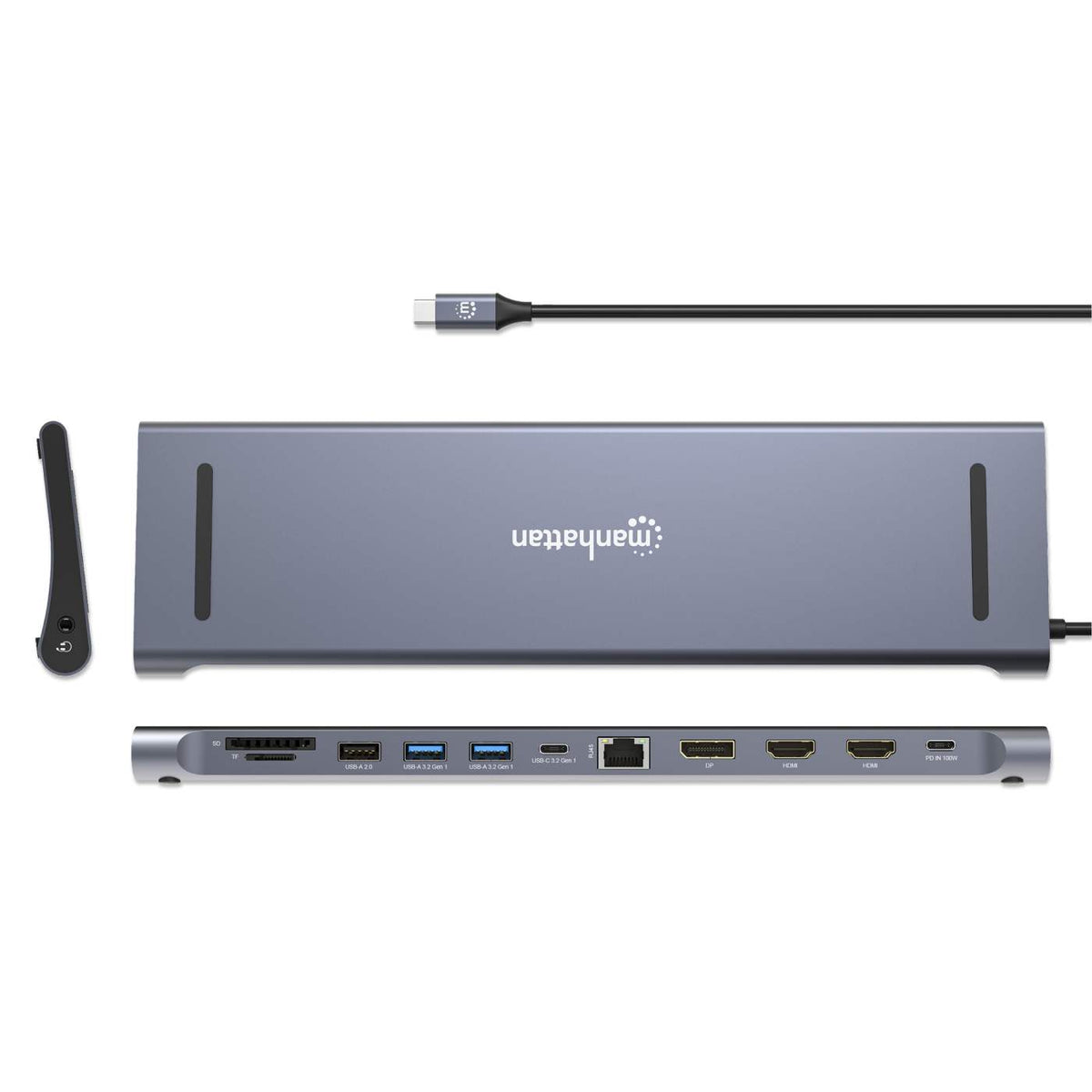 USB-C PD 12-in-1 Triple Monitor 4K Docking Station / Multiport Hub