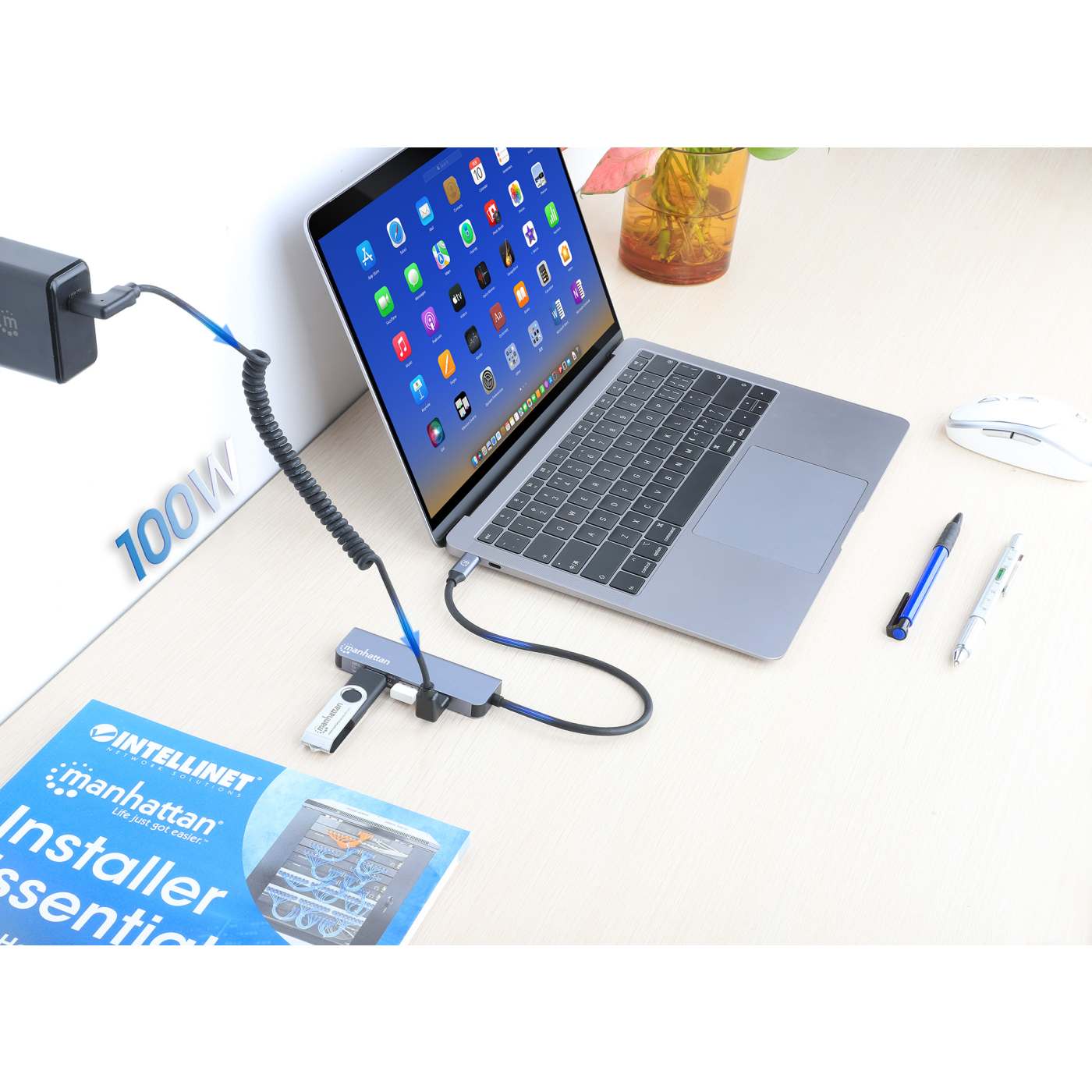 USB-C PD 4-in-1 HDMI 4K Docking Station / Multiport Hub
