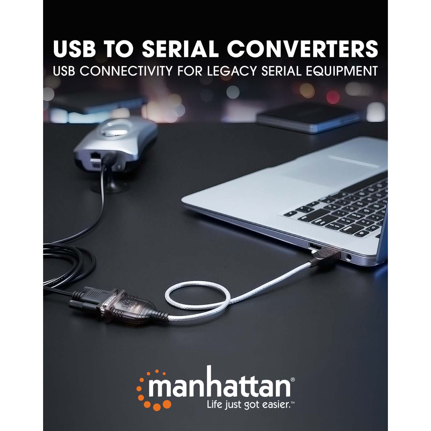 Manhattan USB to Serial Converter (205153)