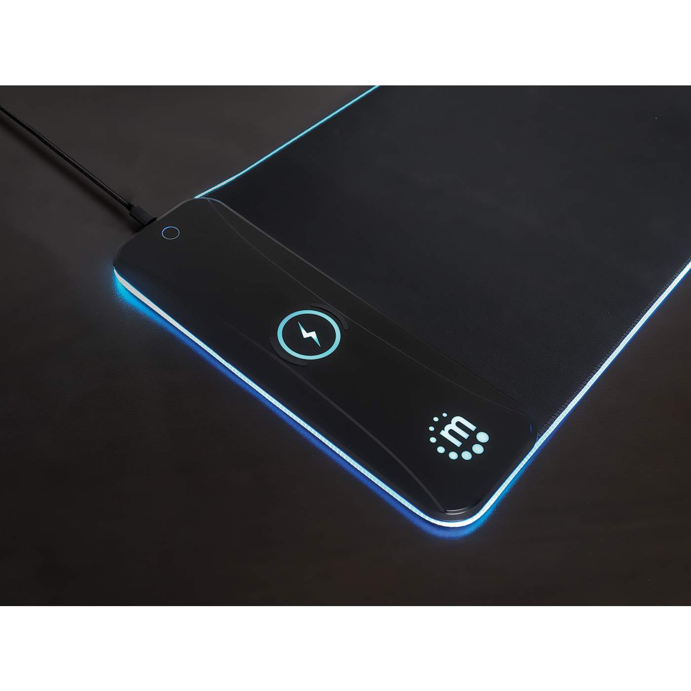 XXL RGB LED Gaming Mousepad with Wireless Charger - 10 W Image 8