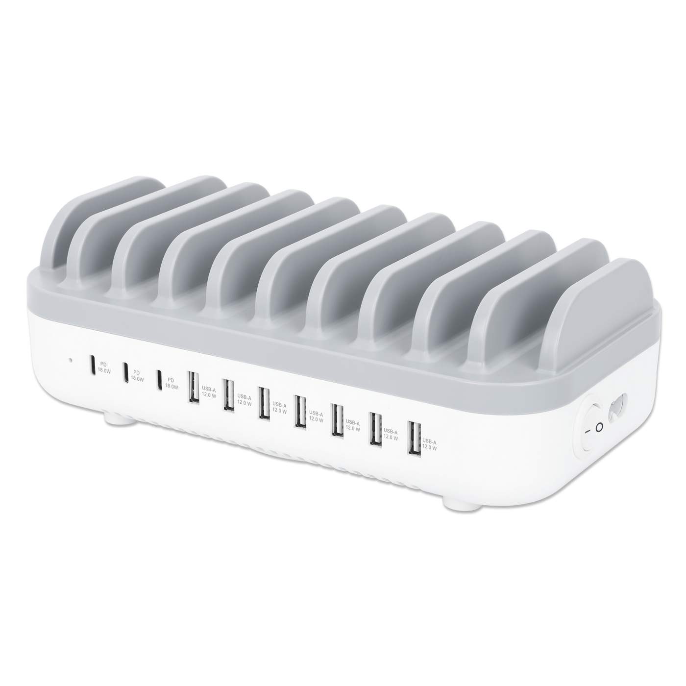 10-Port USB Power Delivery Charging Station - 120 W Image 1