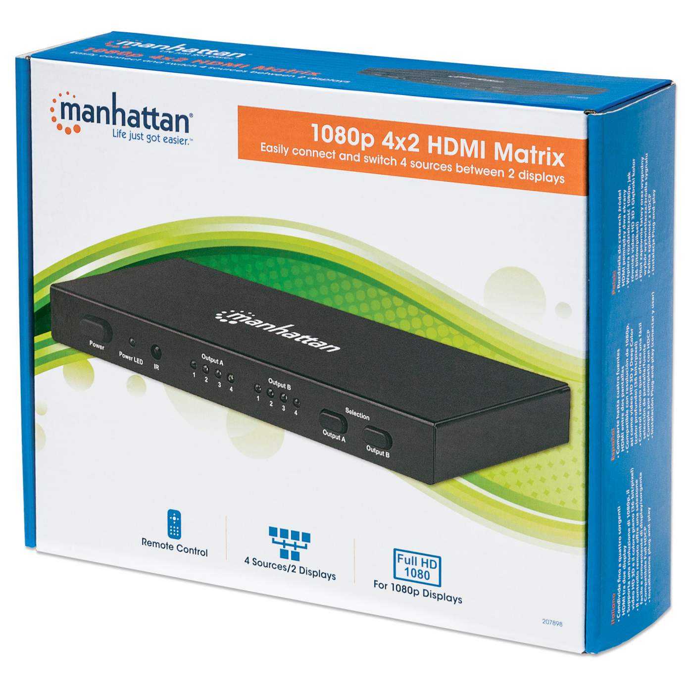 1080p 4x2 HDMI Matrix Packaging Image 2