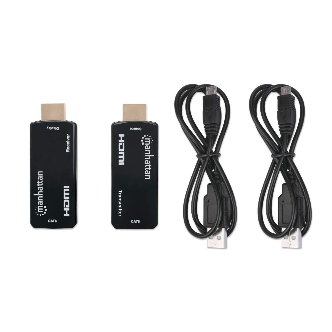 USB to HDMI-compatible Adapter Audio Video Converter Cord Cable 2.6FT