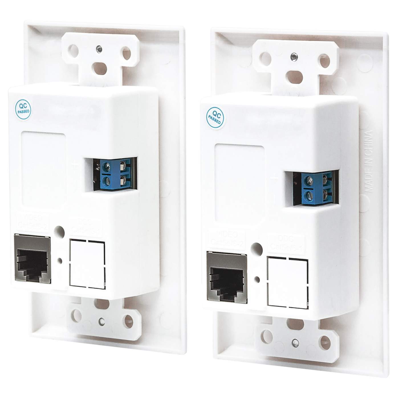 1080p HDMI over Ethernet Extender Wallplate Kit Image 5