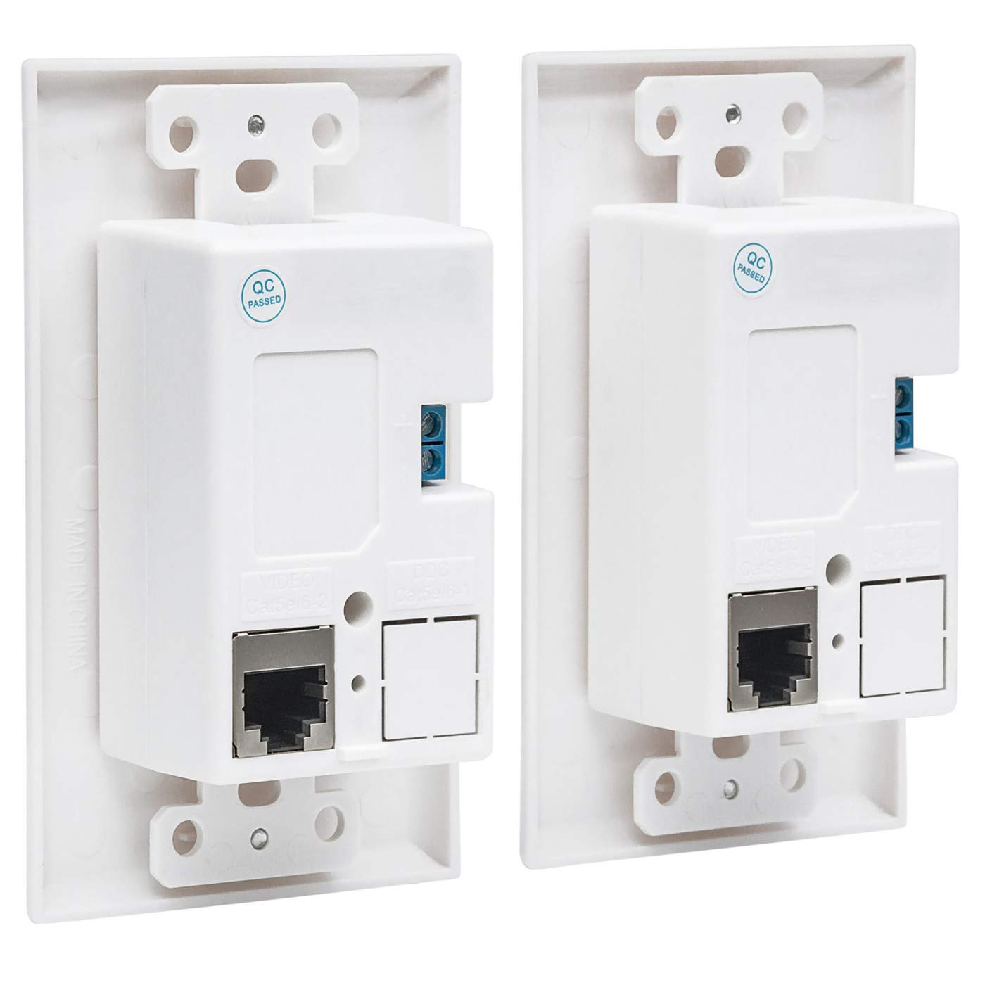 1080p HDMI over Ethernet Extender Wallplate Kit Image 6
