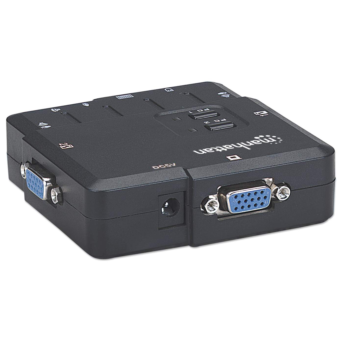 2-Port Compact KVM Switch