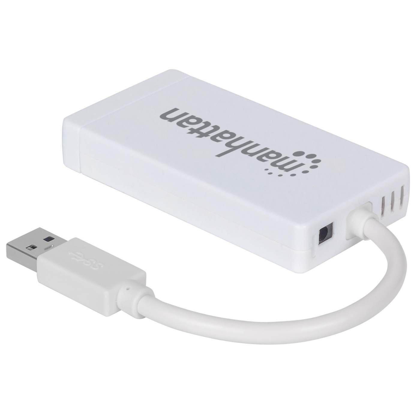 3-Port USB 3.0 Type-A Hub with Gigabit Ethernet Adapter Image 5