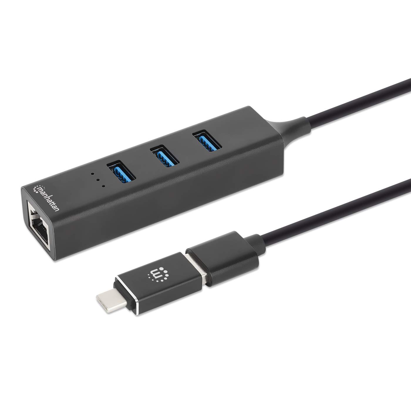 Hub USB-C, multiport, 5 ports, 2 USB-A, USB-C, HDMI™, LAN/Ether
