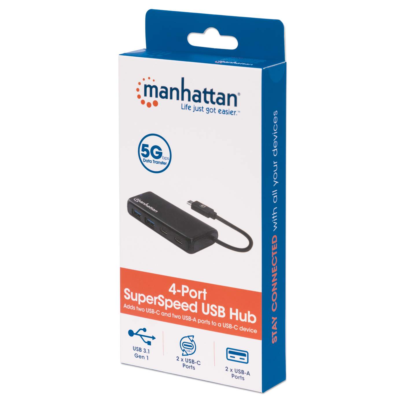 4-Port USB 3.2 Gen 1 Hub Packaging Image 2