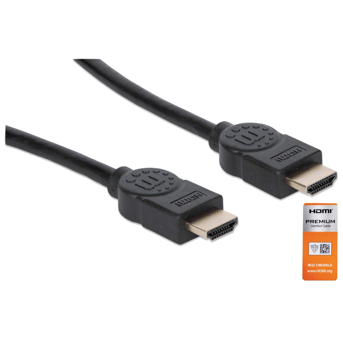 Cable HDMI Negro RS PRO, con. A: HDMI Ethernet Macho, con. B: HDMI Ethernet  Macho, long. 1m
