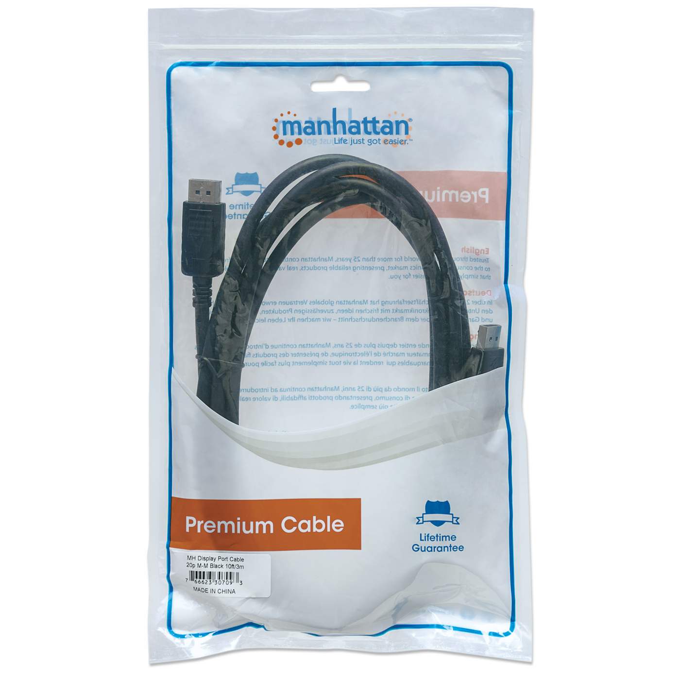 4K@60Hz DisplayPort Monitor Cable Packaging Image 2