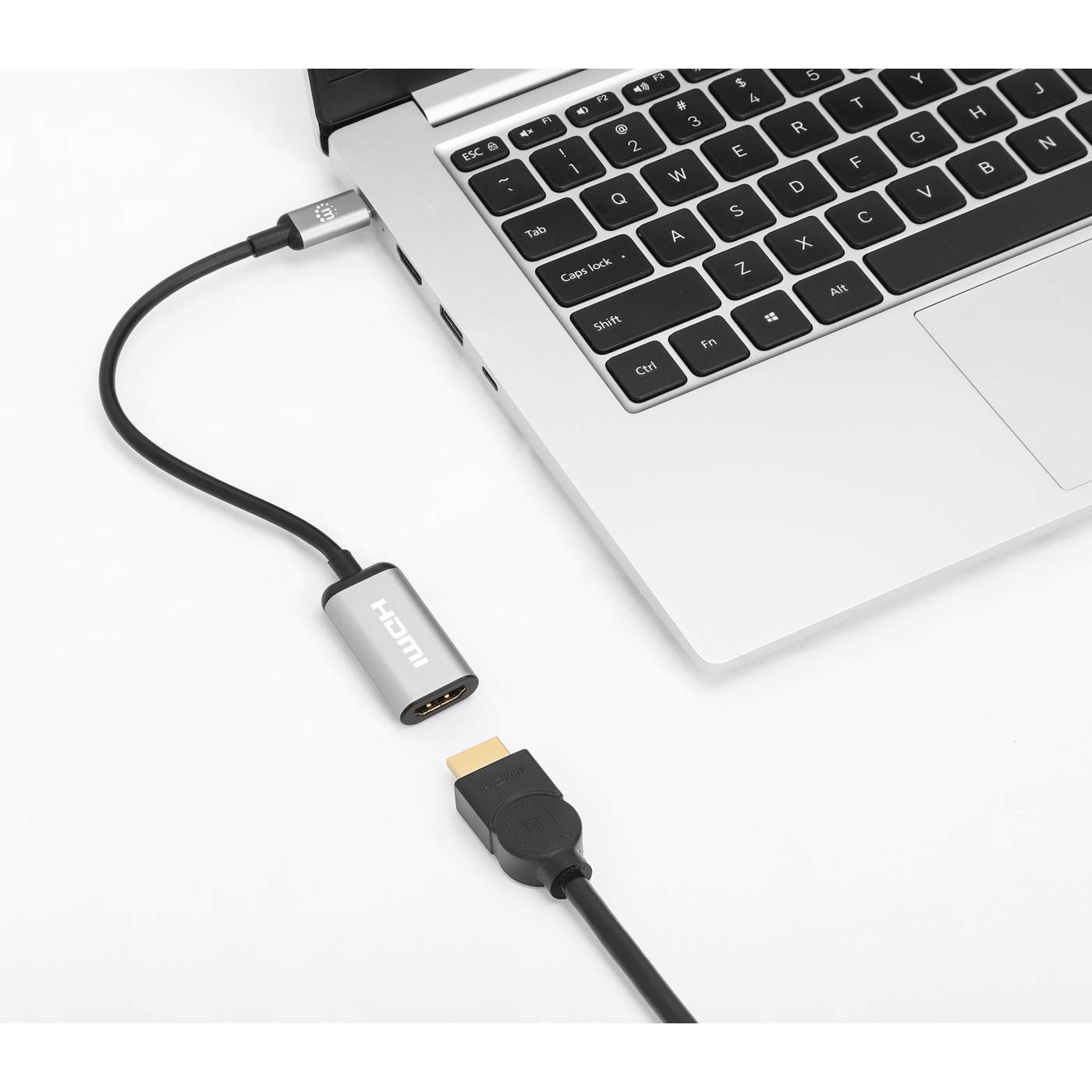 Manhattan MH USB-C to HDMI adapter cable , 2M 4K@60Hz (153607)