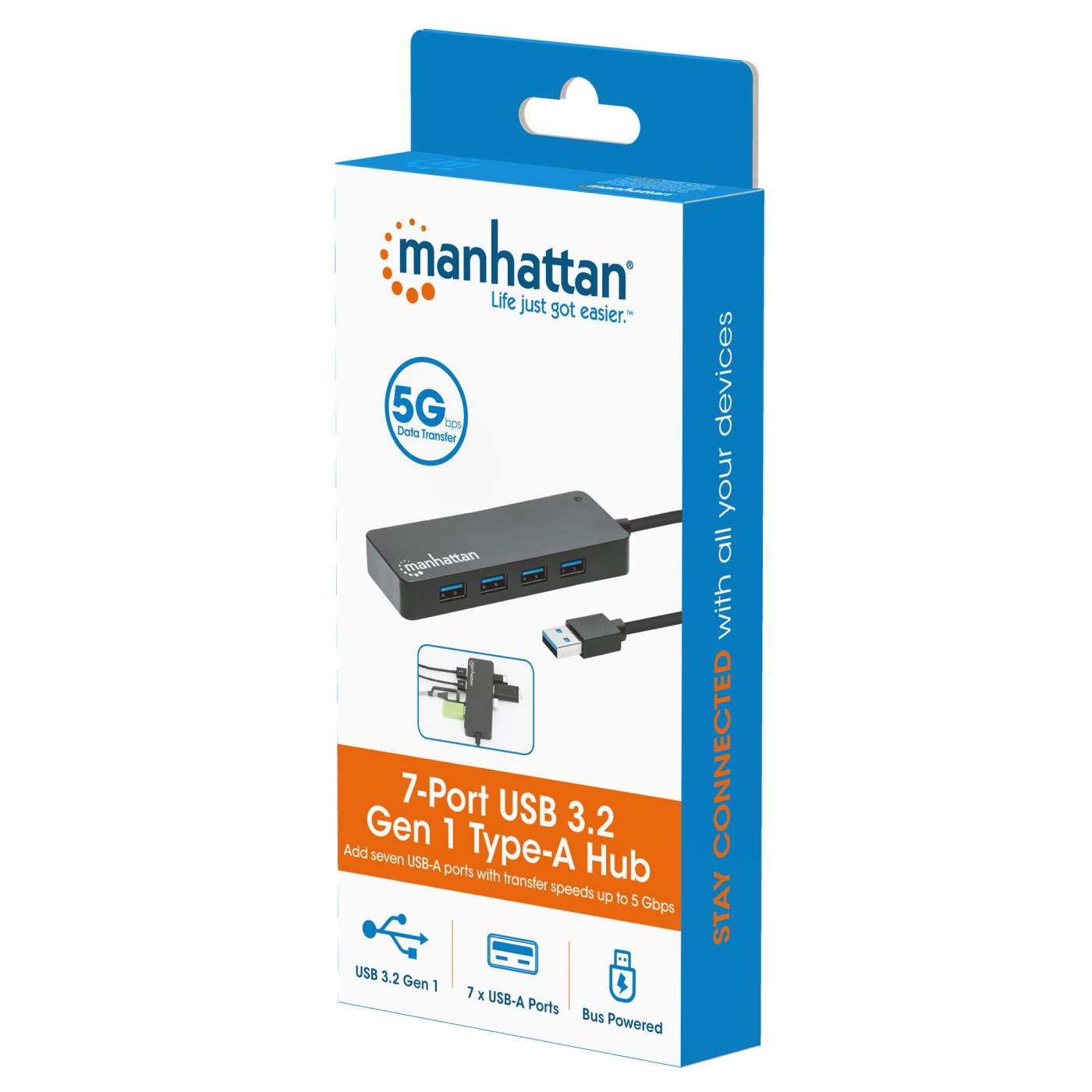 7-Port USB 3.0 Type-A Hub Packaging Image 2