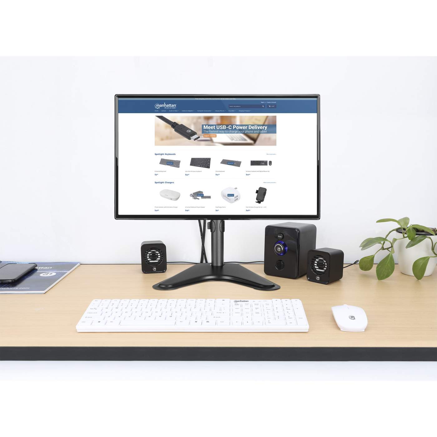 Bluetooth® RGB LED 2.1 Desktop USB Speaker System Image 6