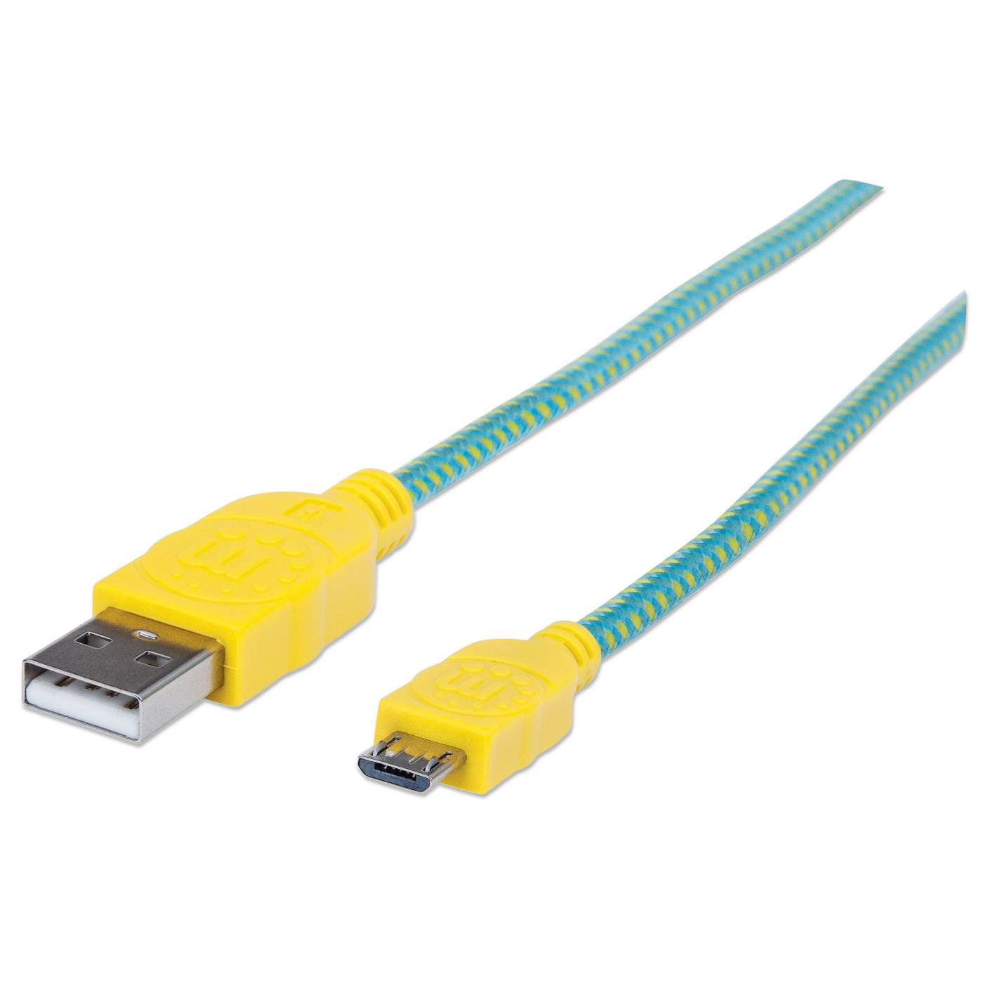 Braided Hi-Speed USB Micro-B Device Cable Image 1